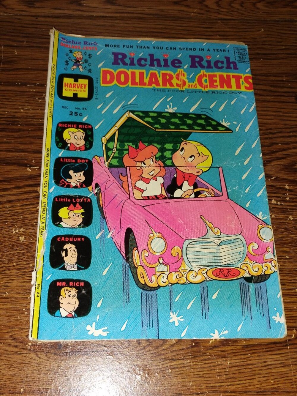 Richie Rich Dollars and Cents #64 (Harvey Comics, 1974)